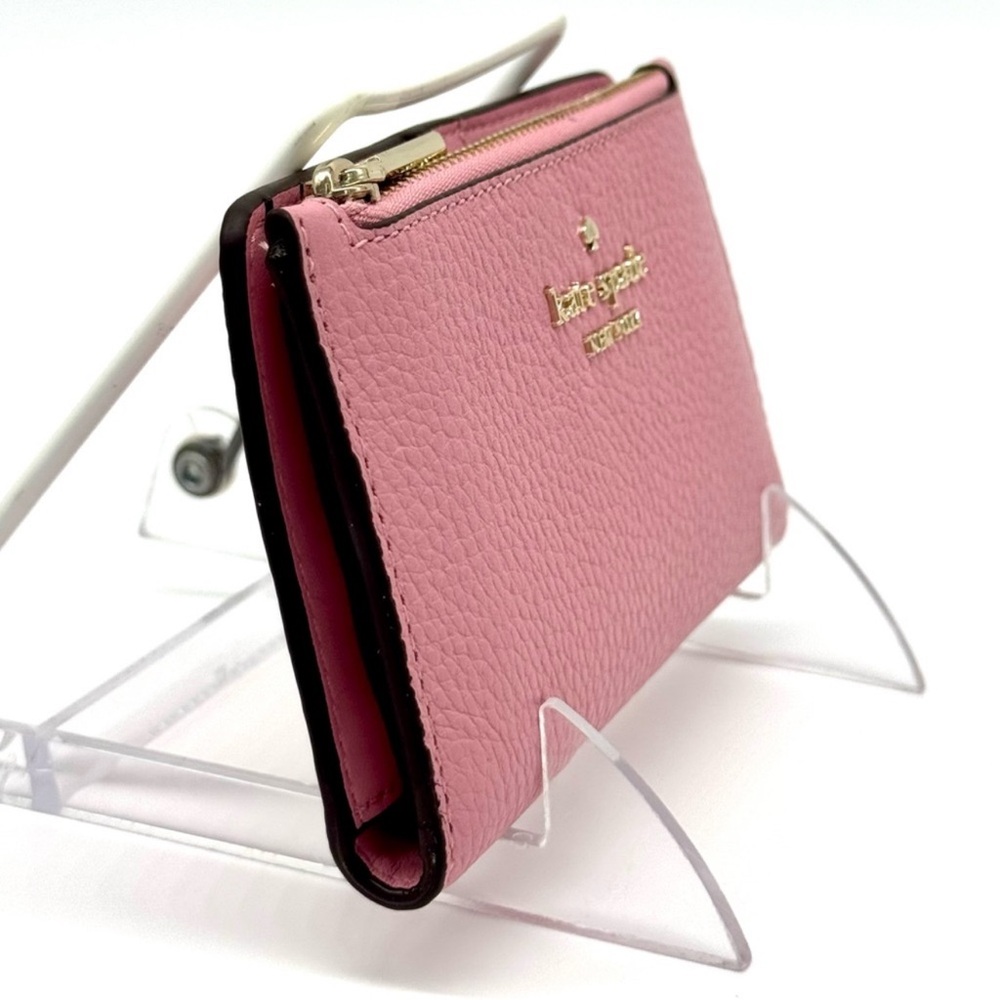 Kate Spade Leila Small Slim Bifold Wallet Pink - Picture 5 of 9